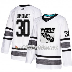 New York Rangers Trikot Henrik Lundqvist 30 2019 All-Star Adidas Weiß Authentic - Herren